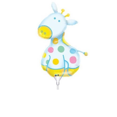 Mini Folienballon Soft Giraffe 35cm 14"