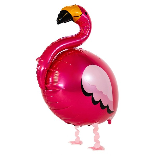 Flamingo Buddie Airwalker Folienballon 83 x 71cm