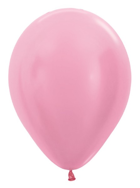 Sempertex 409 Satin Pearl Pink (Rosa) 12,5cm 5" Latex Luftballons