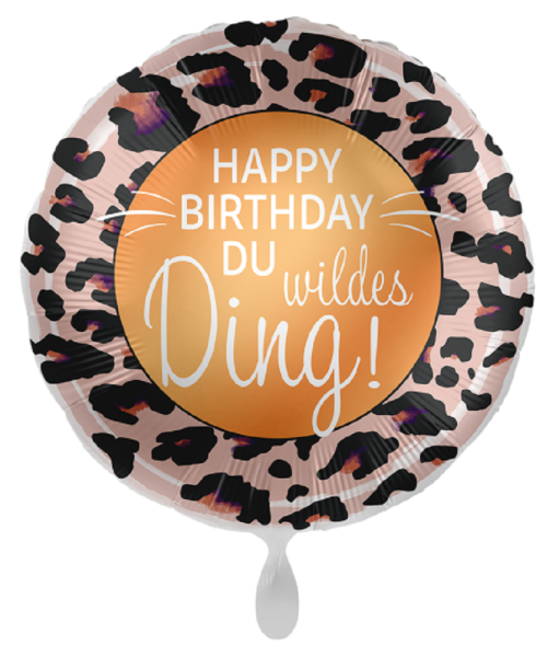 Happy Birthday du wildes Ding Folienballon 43cm 17"