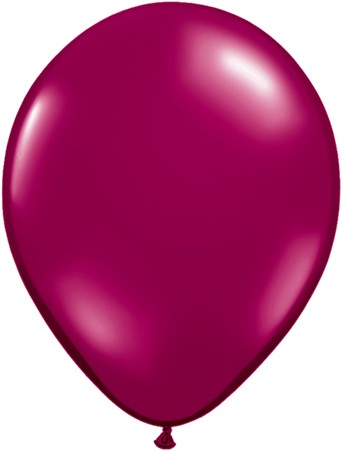 Qualatex Jewel Sparkling Burgundy (Rot) 27,5cm 11" Latex Luftballons