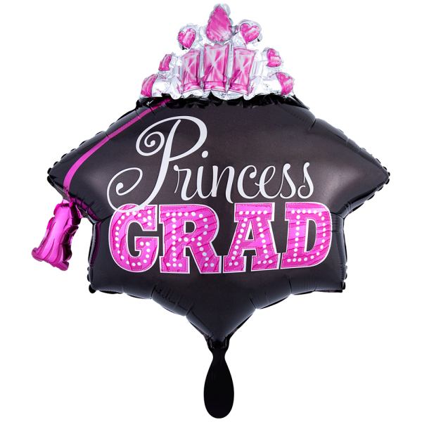 Princess Grad Tiara Krone Glückwunsch Folienballon 66cm 26''