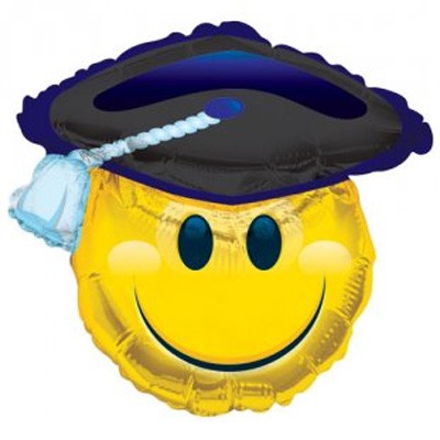 Smiley Diplom Examen Folienballon 71cm 28"