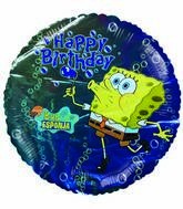 Happy Birthday Spongebob Folienballon - 45cm