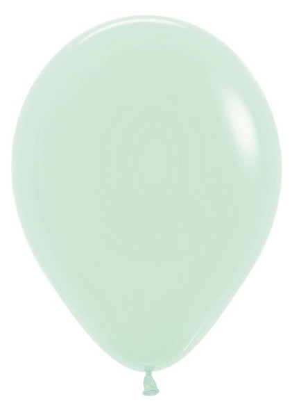Sempertex 630 Pastel Matte Green (Grün) 23cm 9" Latex Luftballons