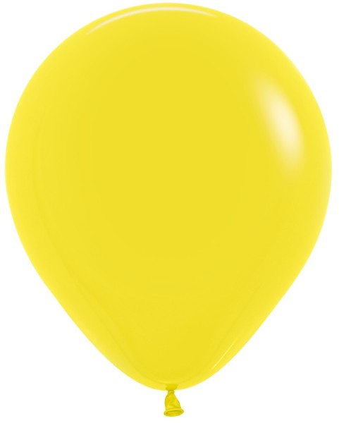 Sempertex 020 Fashion Yellow Gelb 45cm 18" Latex Luftballons