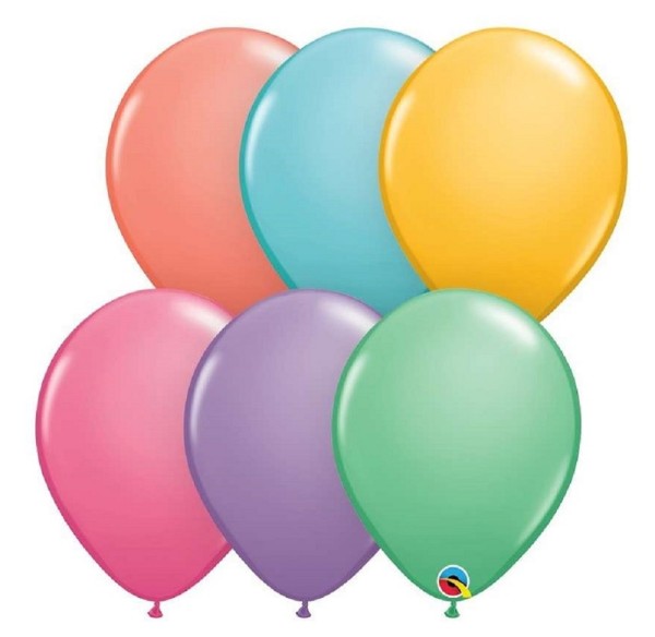 Qualatex Assortment Candy (bunt gemischt) 27,5cm 11" Latex Luftballons