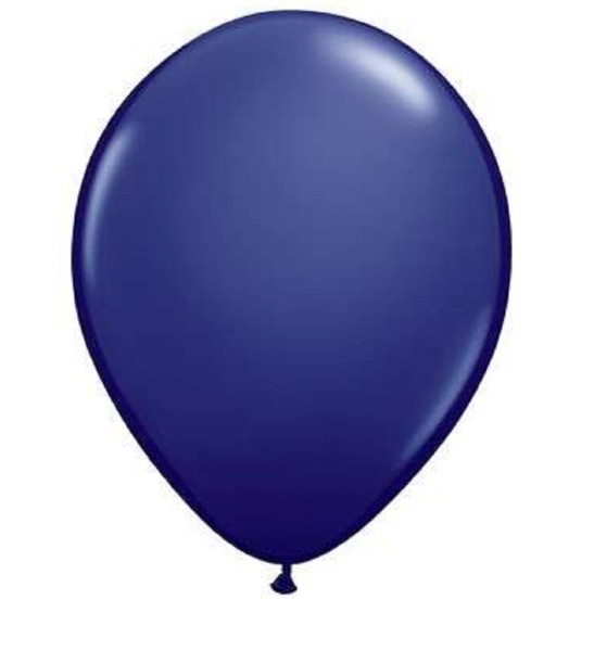 Qualatex Fashion Navy Blue (Blau) 12,5cm 5" Latex Luftballons