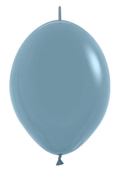 Link o Loon 140 Pastel Dusk Blue 15cm 6 Inch Latex Luftballons Sempertex