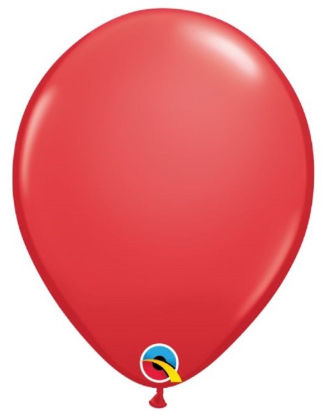 Qualatex Standard Red 27,5cm 11 Inch Latex Luftballons Rot