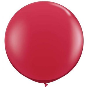 Qualatex Jewel Ruby Red (Rot) 90cm 36" Latex Riesenluftballons