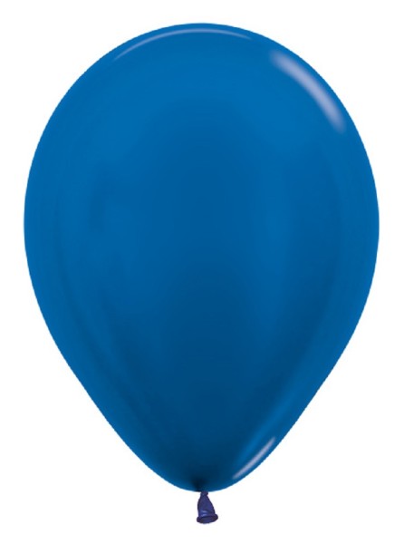 Sempertex 540 Metallic Blue (Blau) 12,5cm 5" Latex Luftballons