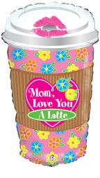 Kaffeebecher Love you Mom 71cm 28"