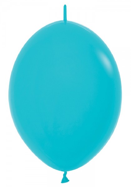 Link o Loon 038 Fashion Caribbean Blue (Blau) 15cm 6" Latex Luftballons Sempertex
