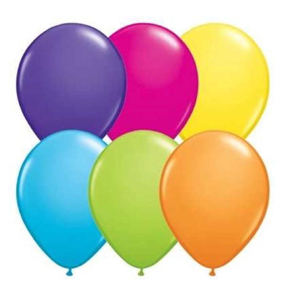 Qualatex Tropical Assortment 12,5cm 5 Inch Latex Luftballons