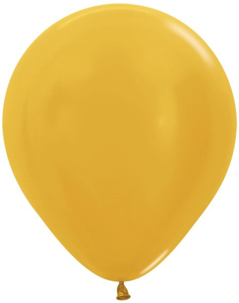 Sempertex 570 Metallic Gold 45cm 18" Latex Luftballons