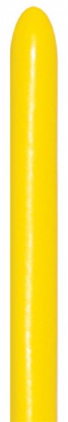 Sempertex 020 Fashion Yellow 260S Nozzle up Modellierballons Gelb