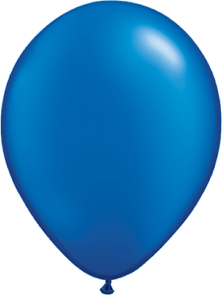 Qualatex Pearl Sapphire Blue (Blau) 40cm 16" Latex Luftballons