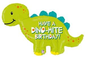 Happy Birthday Dino-Mite Folienballon - 114cm
