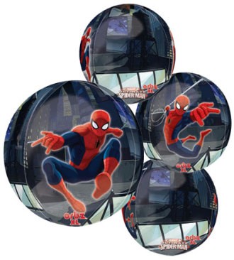 Spiderman Orbz XL Kugel Folienballon - 38 x 40cm