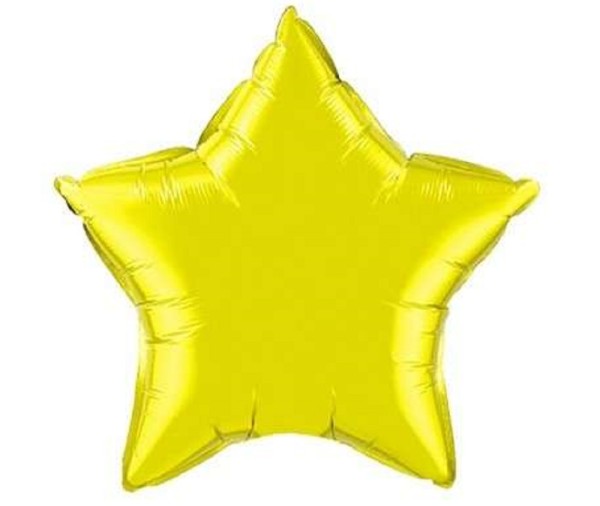 Stern Citirne Yellow (Gelb) Folienballon 50cm 20"