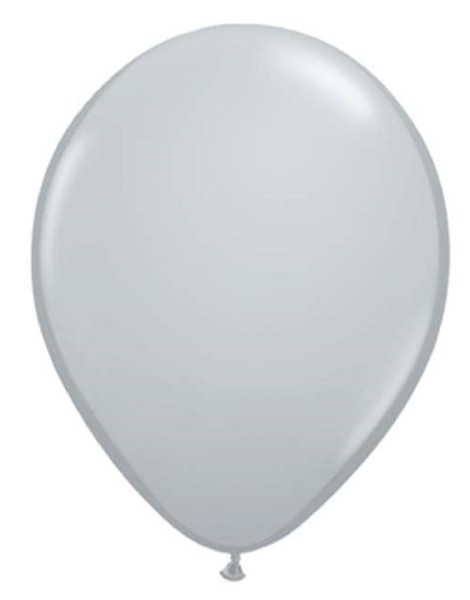 Qualatex Fashion Grey Grau 40cm 16 Inch Latex Luftballons