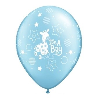 Baby It's a Boy 27,5 cm 11" Latex Luftballons Qualatex