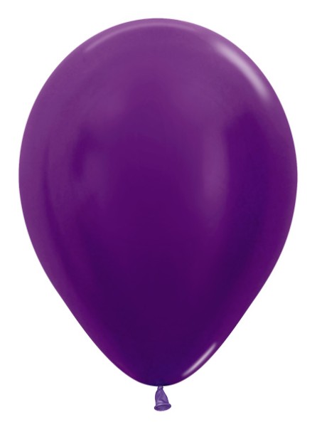 Sempertex 551 Metallic Violet (Lila) 30cm 12" Latex Luftballons