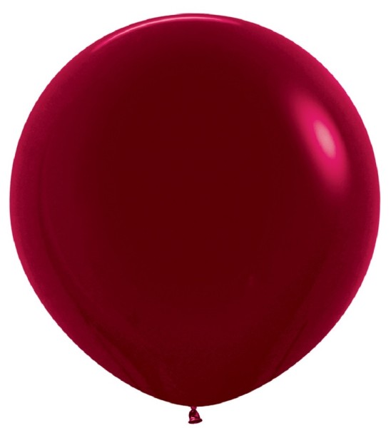 Sempertex 518 Metallic Burgundy (Rot) 90cm 36" Latex Riesenluftballons