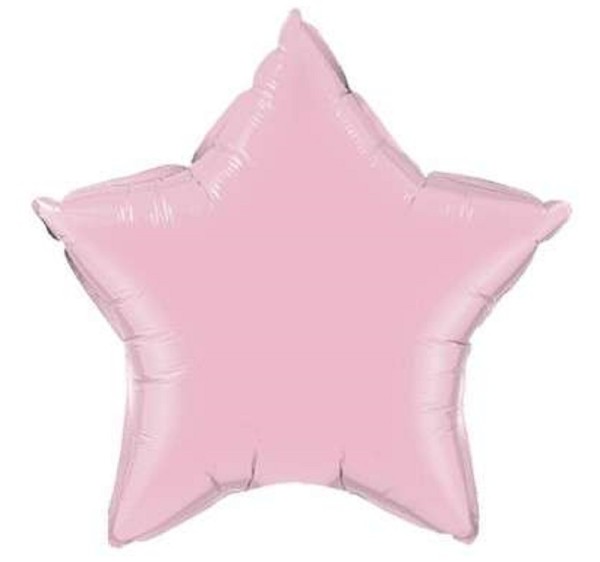 Stern Pearl Pink Folienballon - 50cm - Qualatex