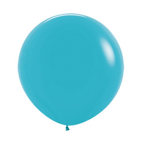 Sempertex 038 Fashion Caribbean Blue (Blau) 61cm 24" Latex Luftballons