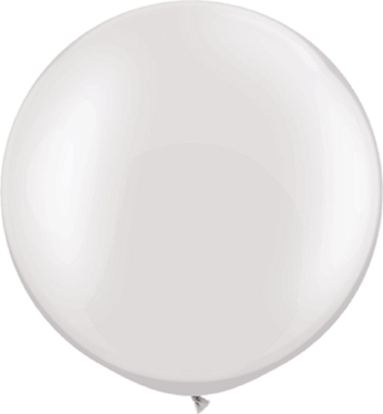 Qualatex Pearl White (Weiß) 75cm 30" Latex Luftballons