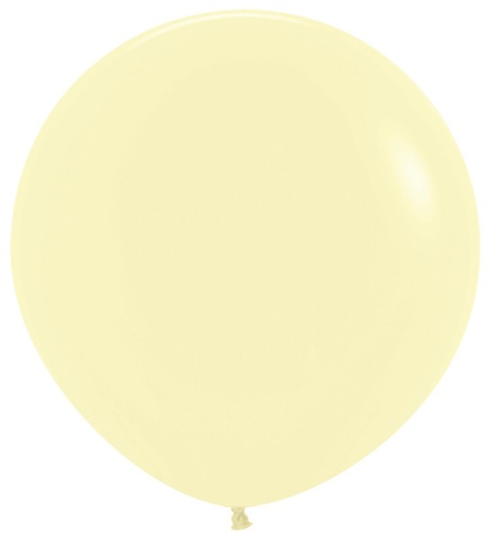 Sempertex 620 Pastel Matte Yellow 90cm 36 Inch Latex Riesenluftballons Gelb