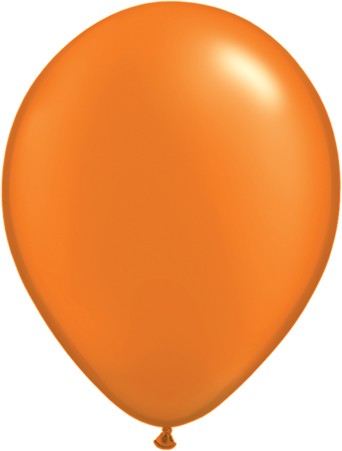 Qualatex Pearl Mandarin Orange 27,5cm 11" Latex Luftballons