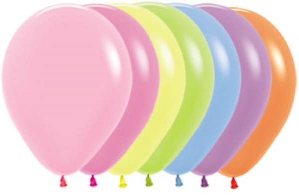 Sempertex 000 Fashion Assorted Bunt 30cm 12" Latex Luftballons 50 Stück Ballon 