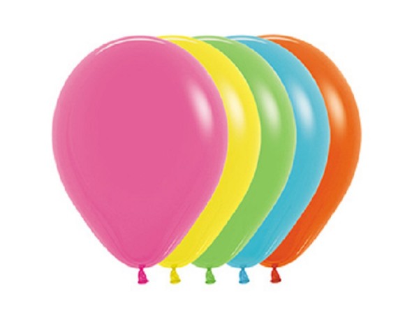 Sempertex 002 Tropical Assorted Buntes Sortiment 12,5cm 5" Latex Luftballons