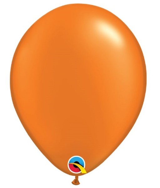 Qualatex Pearl Mandarin Orange 27,5cm 11 Inch Latex Luftballons