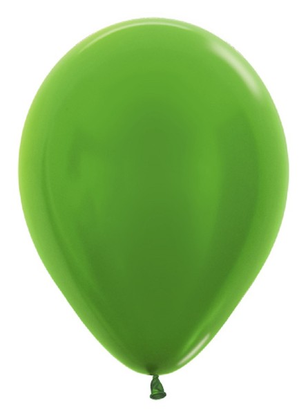 Sempertex 531 Metallic Lime Green (Grün) 30cm 12" Latex Luftballons