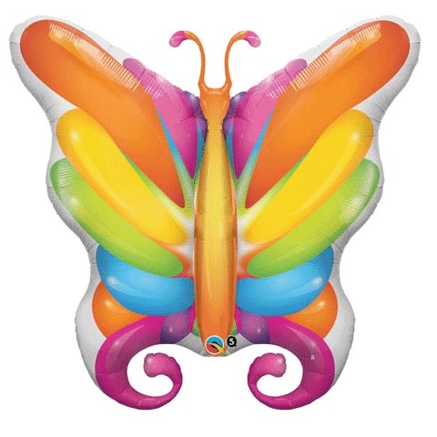 Brilliant Butterfly Schmetterling Folienballon 102cm 40"