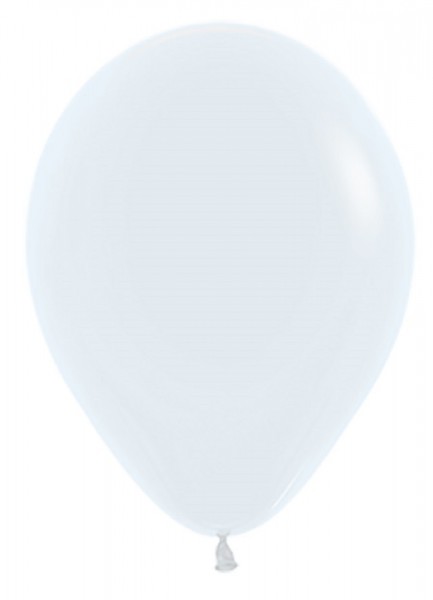 Sempertex 005 Fashion White Weiß 25cm 10" Latex Luftballons