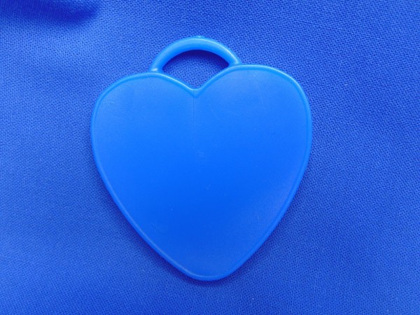 Luftballon Gewicht Herz-förmig in blau