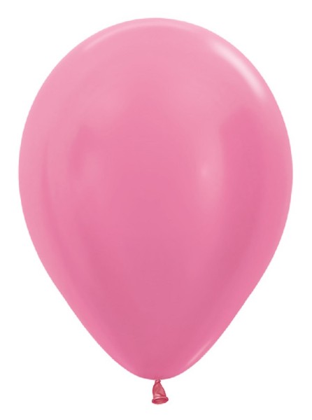 Sempertex 412 Satin Pearl Fuchsia (Magenta) 12,5cm 5" Latex Luftballons