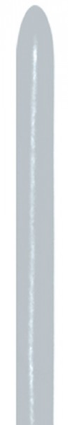 Sempertex 481 Satin Pearl Silver 160S Modellierballons Silber