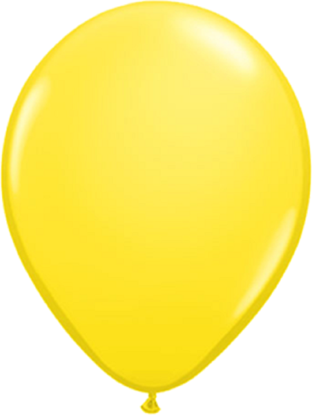 Qualatex Standard Yellow (Gelb) 40cm 16" Latex Luftballons