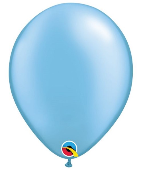 Qualatex Pearl Azure Blau 27,5cm 11 Inch Latex Luftballons
